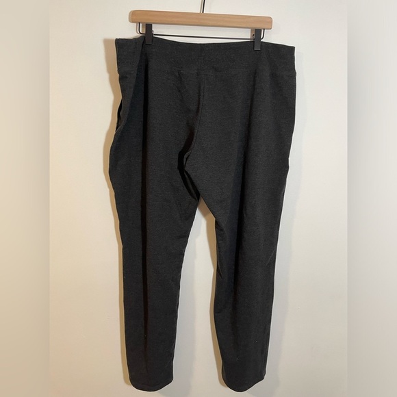 Eddie Bauer Sweatpants Dark Heathered Gray Straight Leg Soft & Comfy Size XXL - Picture 6 of 8